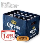 Aktuelle Bier Angebote bei GLOBUS in Homburg Aktuelles Corona Extra Angebot bei GLOBUS in Homburg ab 14,99 €