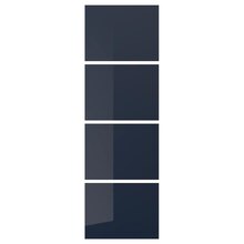 IKEA Hannover - 4 Paneele f Schiebetürrahmen Hochglanz schwarzblau 75x236 cm 4 Paneele f Schiebetürrahmen Hochglanz schwarzblau 75x236 cm Angebot bei IKEA Hannover im Prospekt "knut Schlussverkauf"