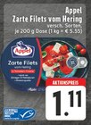 Zarte Filets vom Hering Angebote von Appel bei E center Aachen für 1,11 €
