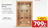 Infrarotkabine Kiruna bei Netto Marken-Discount im Bad Staffelstein Prospekt für 799,00 €