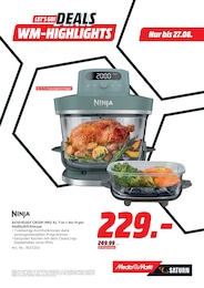 Heissluftfritteuse im MediaMarkt Saturn Prospekt "LET'S GO! DEALS WM-HIGHLIGHTS" auf Seite 15