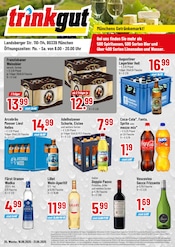 Aktueller Trinkgut Prospekt mit Coca Cola, "Münchens Getränkemarkt!", Seite 1