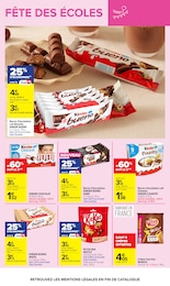 Offre Kinder Chocolat dans le catalogue Carrefour du moment à la page 59