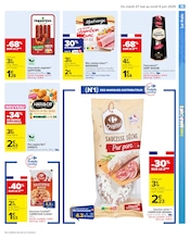 Promos Jambon dans le catalogue "LE MOIS À VOS MARQUES, PRÊTS, PRÊTS, PARTEZ !" de Carrefour à la page 21