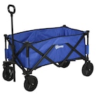 Outsunny Bollerwagen faltbar dunkelblau Stahl B/H/L: ca. 51x92x107 cm für 48,49 € bei POCO im Angebot Outsunny Bollerwagen faltbar dunkelblau Stahl B/H/L: ca. 51x92x107 cm im aktuellen POCO Prospekt