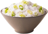 100% pflanzliche Frischcreme mit Lauchzwiebeln für 1,29 € bei REWE im Angebot 100% pflanzliche Frischcreme mit Lauchzwiebeln im aktuellen REWE Prospekt