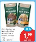 Natur im Biss Hundesnack im Angebot bei budni in Buxtehude Natur im Biss Hundesnack Angebote von Christophorus bei budni Buxtehude für 1,99 €