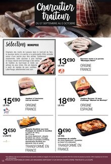 Promotion Traiteur dans le prospectus Monoprix, valable du 27/09/2023 au 08/10/2023 Promo Traiteur dans le catalogue Monoprix du moment à la page 14