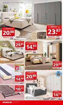 Matratze im Segmüller Prospekt "Jeder kann sich alles gönnen" mit 8 Seiten (München)