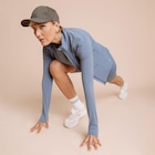 Veste de sport ajustée avec fermeture bleu foncé femme en promo chez La Halle Veste de sport ajustée avec fermeture bleu foncé femme dans le catalogue La Halle