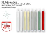 LED-Stabkerzen im Angebot bei GLOBUS in Duisburg LED-Stabkerzen Angebote von Novita bei GLOBUS Duisburg für 4,99 €