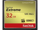 Extreme, Compact Flash Speicherkarte, 32 GB, 120 MB/s im MediaMarkt Saturn Prospekt Extreme, Compact Flash Speicherkarte, 32 GB, 120 MB/s von SANDISK im aktuellen MediaMarkt Saturn Prospekt für 59,99 €