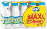 Lait uht demi-écrémé bio - LACTEL en promo chez Super U Bourges à 10,42 €