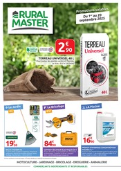 Prospectus Jardineries & Animaleries Rural Master en cours à Cohade et alentours, "RURAL MASTER", 16 pages, 01/09/2025 - 20/09/2025 Catalogue Jardineries & Animaleries Rural Master en cours à Cohade et alentours, "RURAL MASTER", 16 pages, 01/09/2025 - 20/09/2025