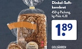 Dinkel-Saftkornbrot von Goldähren im aktuellen ALDI SÜD Prospekt für 1,89 €