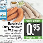 Bayerische Curry-Knacker oder Wollwurst von  im aktuellen EDEKA Prospekt für 0,95 €