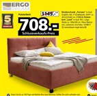 Polsterbett Lund im Segmüller Prospekt Polsterbett Lund von Ergo Dream im aktuellen Segmüller Prospekt für 708,00 €