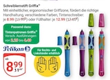 Schreiblerngriff Griffix Tintenschreiber Angebote von Pelikan bei GLOBUS Kaiserslautern für 2,29 €