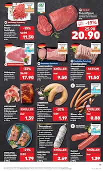 Steak Angebot im aktuellen Kaufland Prospekt auf Seite 19