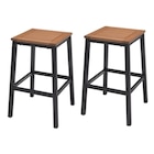 Barhocker 2er-Set Lynx, Alu/Eukalyptusholz, schwarz Angebote von METRO PROFESSIONAL bei METRO Wismar für 133,27 €