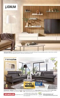 Couch im Segmüller Prospekt "Wohndesign - Inspirierende Ideen für ihr Zuhause" mit 20 Seiten (Frankfurt (Main))