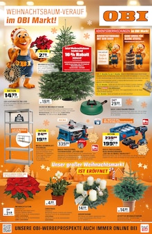 Aktueller OBI Prospekt (Clingen, 4 Seiten zum blättern OBI Prospekt WEIHNACHTSBAUM-VERKAUF IM OBI MARKT! mit 4 Seiten