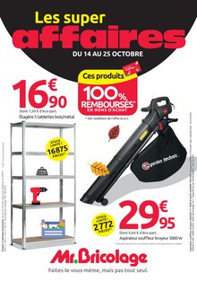 Catalogue de la semaine "Les super affaires" avec 1 pages, valide du 14/10/2026 au 25/10/2026 pour Achères et alentours Prospectus de la semaine "Les super affaires" avec 1 pages, valide du 14/10/2026 au 25/10/2026 pour Achères et alentours