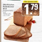 Ofenfrisches Paderborner Brot bei WEZ im Petershagen Prospekt für 1,79 €