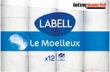 Papier toilette classique x12 blanc moelleux - LABELL en promo chez Intermarché Papier toilette classique x12 blanc moelleux - LABELL dans le catalogue Intermarché