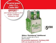 Monoprix Grezes Herminis - Bière Unfiltered Promo Bière Unfiltered dans le catalogue Monoprix "Les promos ? On en fait vos bonnes affaires." à Grezes Herminis