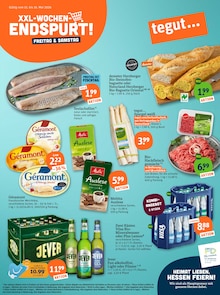 Wasser im aktuellen tegut Prospekt (Heidelberg) Wasser im tegut Prospekt "tegut… gute Lebensmittel" mit 23 Seiten (Heidelberg)