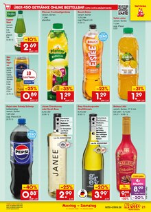 Wasser im Netto Marken-Discount Prospekt "Aktuelle Angebote" mit 70 Seiten (Stuttgart)