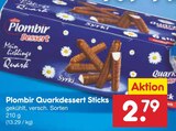 Aktuelles Quarkdessert Sticks Angebot bei Netto Marken-Discount in Stuttgart ab 2,79 €