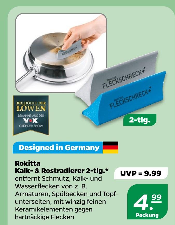 Kalk- & Rostradierer 2-tlg.