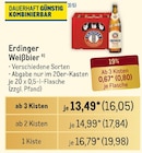 Erdinger Weißbier Angebote bei Metro Bad Oeynhausen für 16,05 €