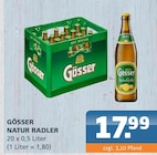 Natur Radler im Angebot bei Getränke Lehmann - Getränke A-Z in Eberswalde Natur Radler Angebote von GÖSSER bei Getränke Lehmann - Getränke A-Z Eberswalde für 17,99 €