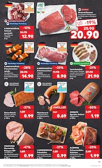Fleisch im Kaufland Prospekt "KNÜLLER" mit 53 Seiten (Oldenburg)