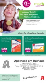 mea - meine apotheke Apotheken Prospekt der aktuellen Woche mit 4 Seiten, gültig von 01.12.2025 bis 31.12.2025, in Putzbrunn und Umgebung Aktueller mea - meine apotheke Apotheken Prospekt in Putzbrunn und Umgebung, "Unsere Dezember-Angebote" mit 4 Seiten, 01.12.2025 - 31.12.2025