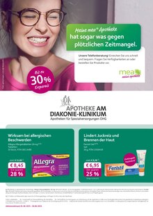 mea - meine apotheke Stuttgart Prospekt der aktuellen Woche, gültig von 01.06.2023 bis 30.06.2023 Aktueller mea - meine apotheke Stuttgart Prospekt "Unsere Juni-Angebote" mit 4 Seiten