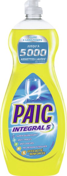 Liquide vaisselle parfum Citron Intégral 5** - Géant Casino à Nice Liquide vaisselle parfum Citron Intégral 5** en promo chez Géant Casino Nice à 1,06 €