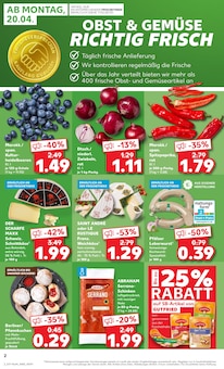 Paprika im Kaufland Prospekt "KNÜLLER" mit 66 Seiten (Krefeld)