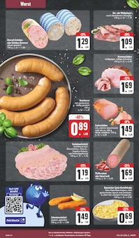 Wurst im EDEKA Prospekt "Wir lieben Lebensmittel!" mit 24 Seiten (Fürth)