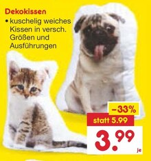 Netto Marken-Discount Baden-Baden - Dekokissen Dekokissen Angebot bei Netto Marken-Discount Baden-Baden im Prospekt "Du willst bis zu 50% sparen? Dann geh doch zu NETTO!"