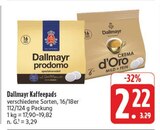 Kaffeepads im Angebot bei EDEKA in Hof Kaffeepads Angebote von Dallmayr bei EDEKA Hof für 2,22 €