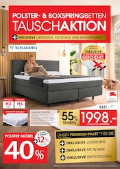 Aktueller Zurbrüggen Möbel & Einrichtung Prospekt in Apen und Umgebung, "POLSTER- & BOXSPRINGBETTEN TAUSCHAKTION" mit 4 Seiten, 08.05.2026 - 23.05.2026