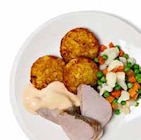 Schweinefilet mit Rahmsauce, Mischgemüse und Röstitalern Angebote bei GLOBUS Halle für 10,50 €