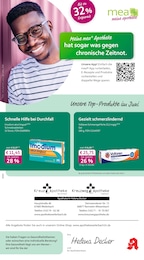 mea - meine apotheke Prospekt für Bruchmühlbach-Miesau: "Unsere Juni-Angebote", 4 Seiten, 01.06.2026 - 30.06.2026