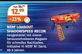 LOADOUT SHADOWSPEED RECON von NERF im aktuellen Müller Prospekt