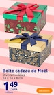 Boîte cadeau de Noël en promo chez Action Cannes à 1,49 €