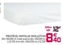 Protège-matelas molleton - Gifi à Montigny-le-Bretonneux Protège-matelas molleton en promo chez Gifi Montigny-le-Bretonneux à 8,40 €